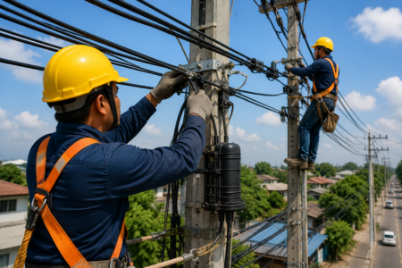 Service Provider of Aerial OFC Cable Services in New Delhi, Delhi, India.