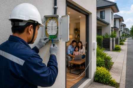 Service Provider of FTTH (Fiber to the Home) Services in New Delhi, Delhi, India.