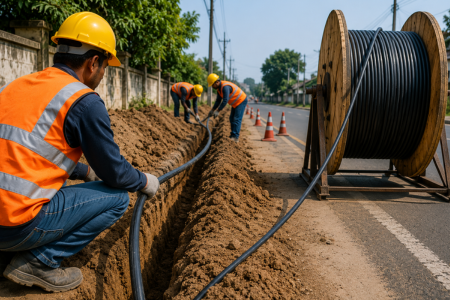 Service Provider of OFC Laying Services in New Delhi, Delhi, India.